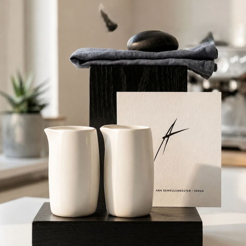 Serax porcelain milk jugs 150 ml, Ann Demeulemeester design, new