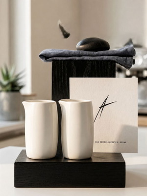 Serax porcelain milk jugs 150 ml, Ann Demeulemeester design, new