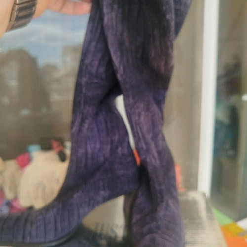 Vero Moda Women's Boots Size 36 Like New, Grey-Black Animal Print