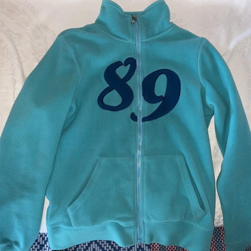 Fleece like new, turquoise, size M
