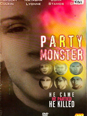 Party Monster DVD μεταχειρισμένο, θρίλερ εγκλήματος με Macaulay Culkin