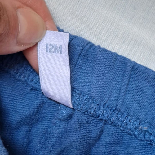Benetton denim pants and Idexe sweatpants set for 12 months