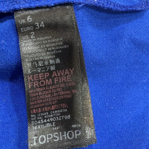 Top Shop women's tracksuit pants used, size 36, blue