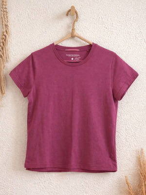 Funky Buddha T-shirt like new, matte fuchsia color, size S