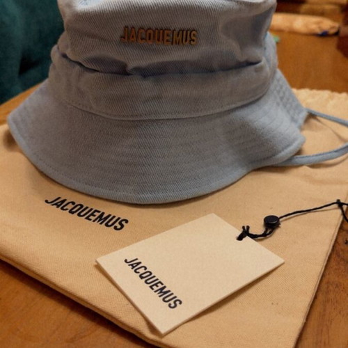 Jacquemus Le Bob Gadjo hat new, turquoise, size medium 58