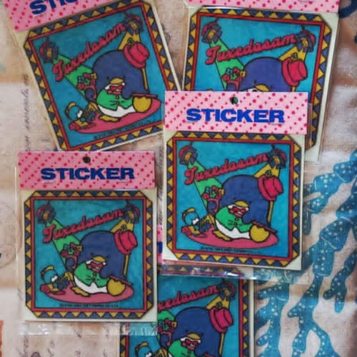 Vintage Sanrio Tuxedosam stickers NOS 1987