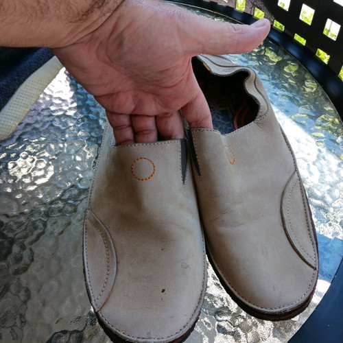 Timberland loafers men's suede beige used size 45