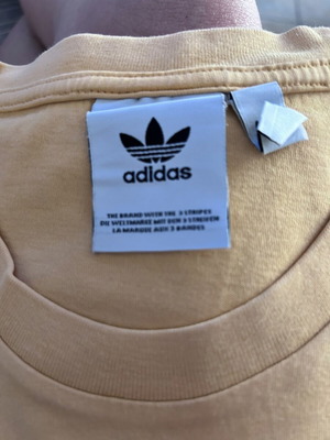 Adidas men's short-sleeve shirt like new, orange, size M
