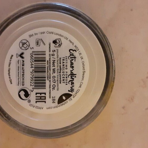 Ciate London Setting Powder translucent 5g new
