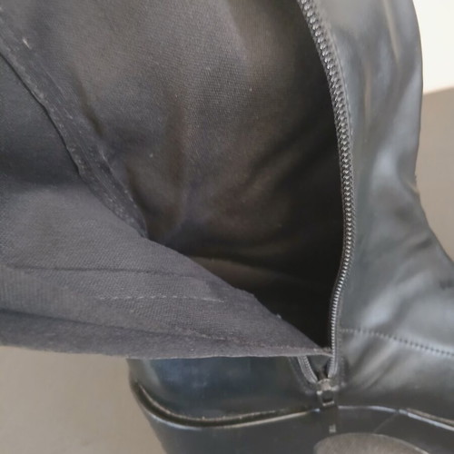 Zara leather ankle boots set of 2, black and brown, like new, size 39