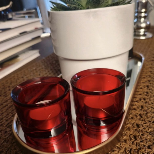 IKEA Candleholders like new, set of two for tealights