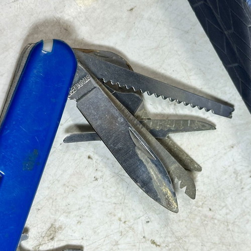 Vintage 12-in-1 Pocket Multitool with Saw, Corkscrew & Openers used
