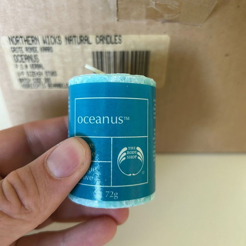 Oceanus scented candle set of 24