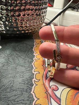 14k gold bracelet with real diamonds