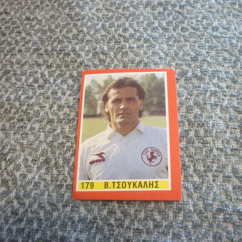 Tsoukalas Larisa AEL sticker Greek Football 1993 '93 Carousel new