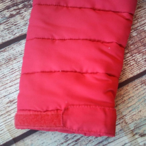 Trespass kids jacket used, red, size 3/4 years