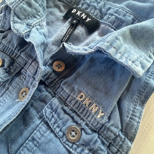 DKNY denim jumpsuit for 4 years old like new, blue
