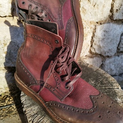 Rolando Sturlini Brogue men's shoes like new, leather, size 45