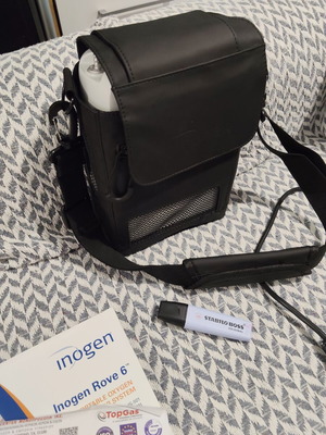Inogen Rove 6 Portable Oxygen Concentrator new, 16-cell battery