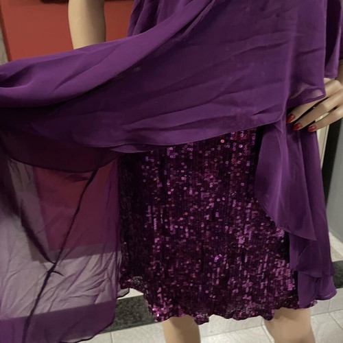 Live Forever purple dress