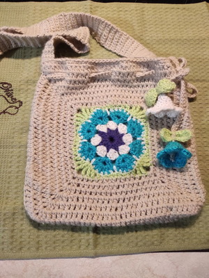 Crochet bag new handmade with crochet
