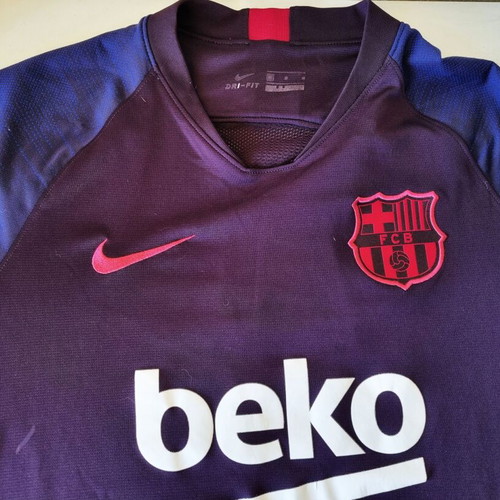Nike FC Barcelona training shirt 2019/2020, dark purple with pink details