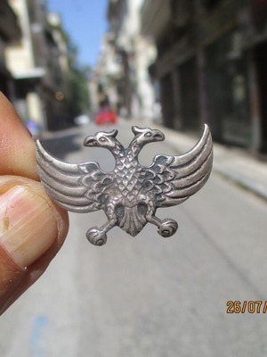 Double-headed Eagle Silver 925 Brooch like new