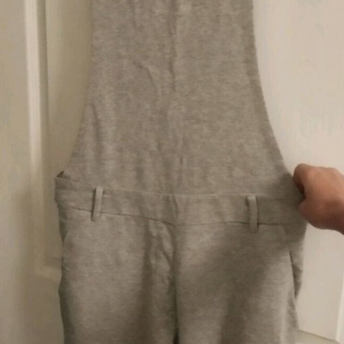 Cotton gray women's jumpsuit used, one size, sweatshirt style