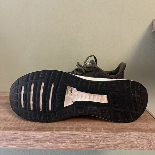 Adidas running shoes used, size 43 1/3, green