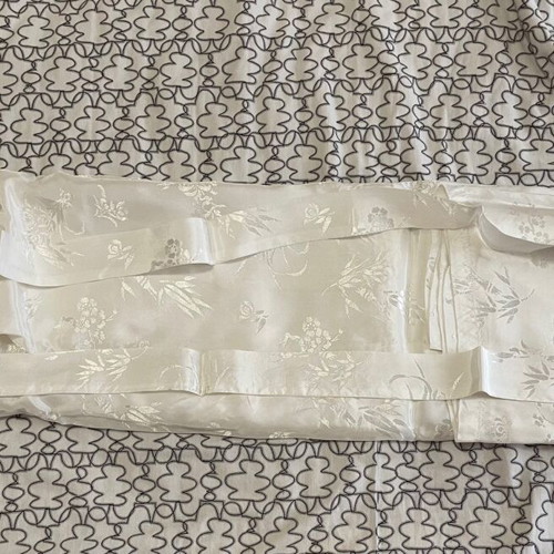 Authentic kimono with embroidery, new, medium, white