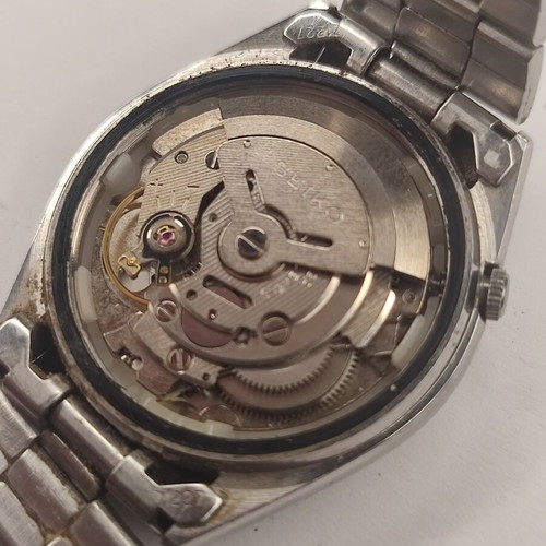 Seiko 5 Automatic 6309-8900 vintage 36mm silver watch used