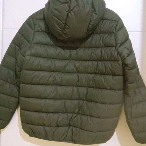 Benetton puffer jacket used, khaki, size 2XL for boys