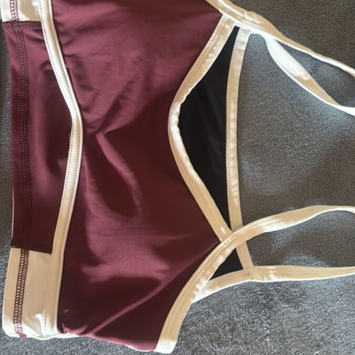 Shein burgundy sportswear set, size small