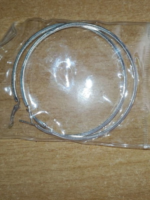 Large hoop earrings new, silver