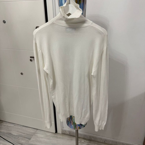 TMK white thin turtleneck sweater XL like new