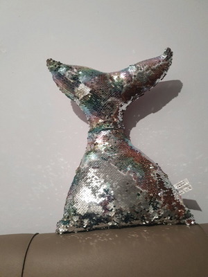 Mermaid tail pillow new 40×5
