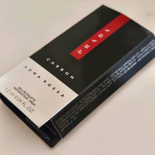 Prada Luna Rossa Carbon mini perfume new 1.5 ml Eau de Toilette