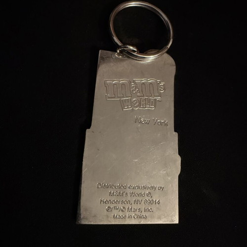 M&M's World New York personalized Antonio keychain, like new