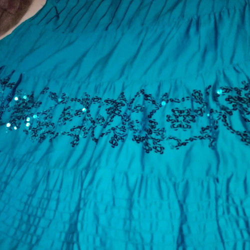 Anonima seersucker skirt XL new