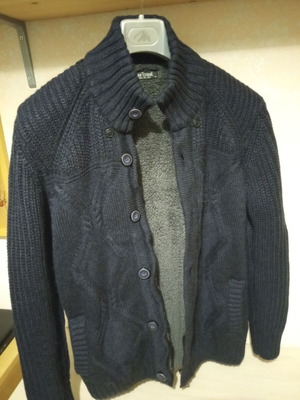 WOOLEN (70%) JACKET-COAT