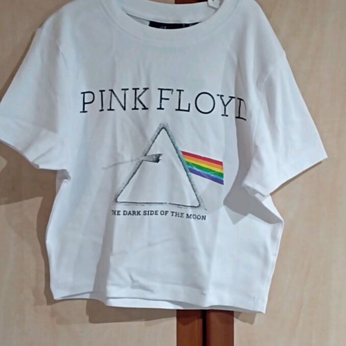 Pink Floyd crop t-shirt white XS new