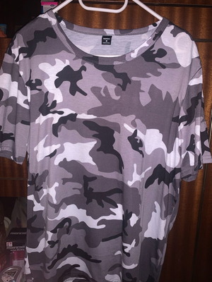 Men's t-shirt A Fish Named Fred used, size M, black and gray