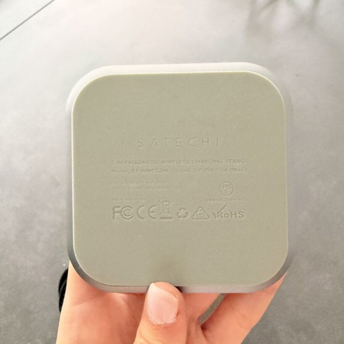 Phone and headphones charging station stand