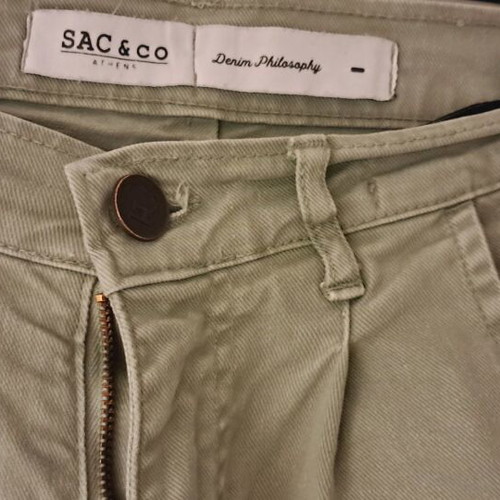Sac & Co high-waisted olive pants like new, size S