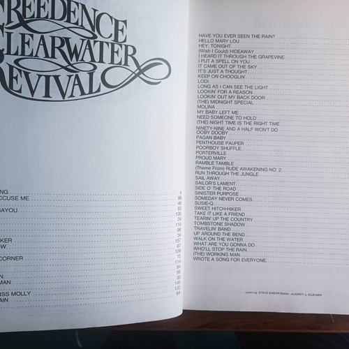 Creedence Clearwater Revival Complete Songbook like new, piano vocal chords