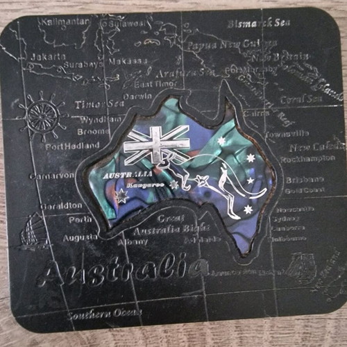 Placemat from Australia used