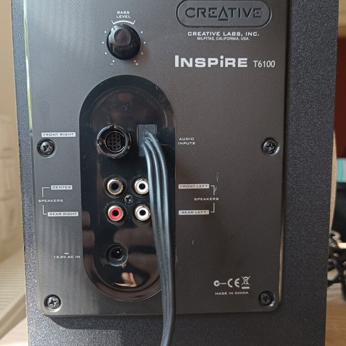Creative Inspire T6100 5.1 surround speakers used