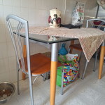 Τραπεζαρία σετ Mid century modern με 4 καρέκλες μεταχειρισμένο