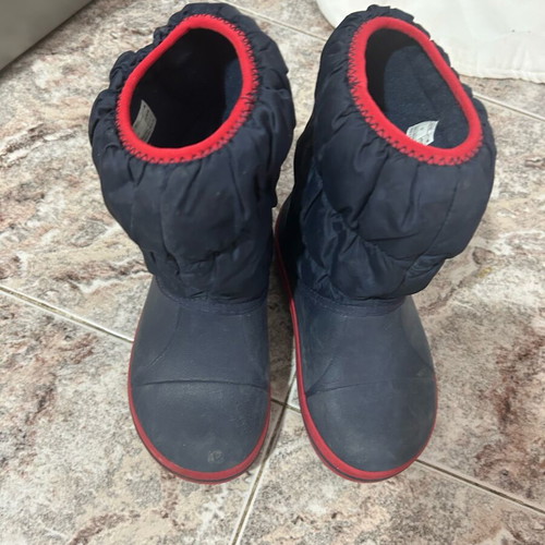 Crocs boots used with small tear