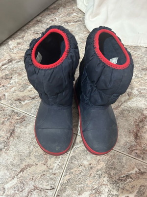 Crocs boots used with small tear